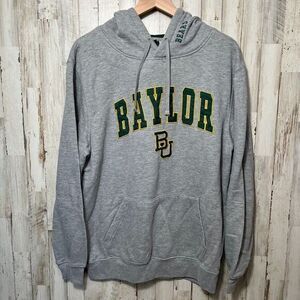 Vintage Y2k Baylor Bears Colosseum Gray Green Pullover Hoodie‎ Mens Size Large